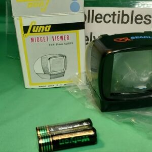 LUNA MIDGET VIEWER for 35mm slides No. 1206 Vintage 70s collectible